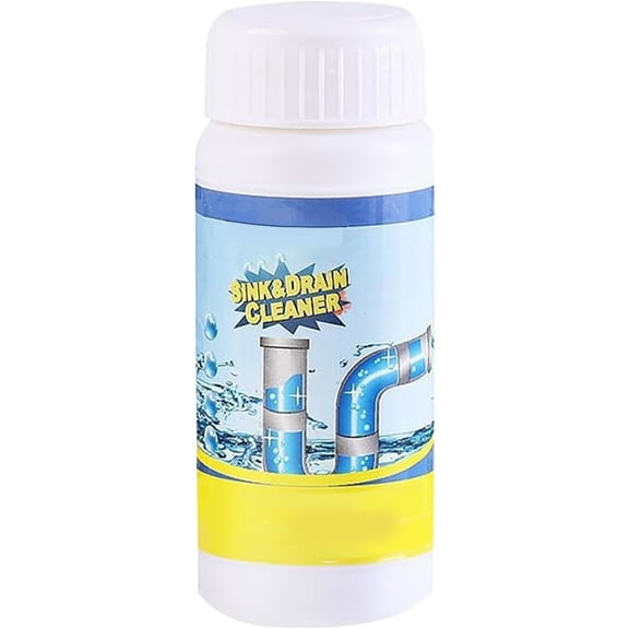 3.9 Oz Drain Cleaner Powder, Multi-Functional Powerful Pipe Unclogging Agent Drains Cleaner Fast Foaming,Suitable For Kitchens And Bathrooms