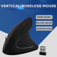 thumbnail image 3 of Wireless Mouse Ergonomic Vertical Mouse Ergo LED Light High Precision Optical Cordless Lightweight Mice Gift for Boy Girl Adults for PC Computer Lapto, 3 of 5