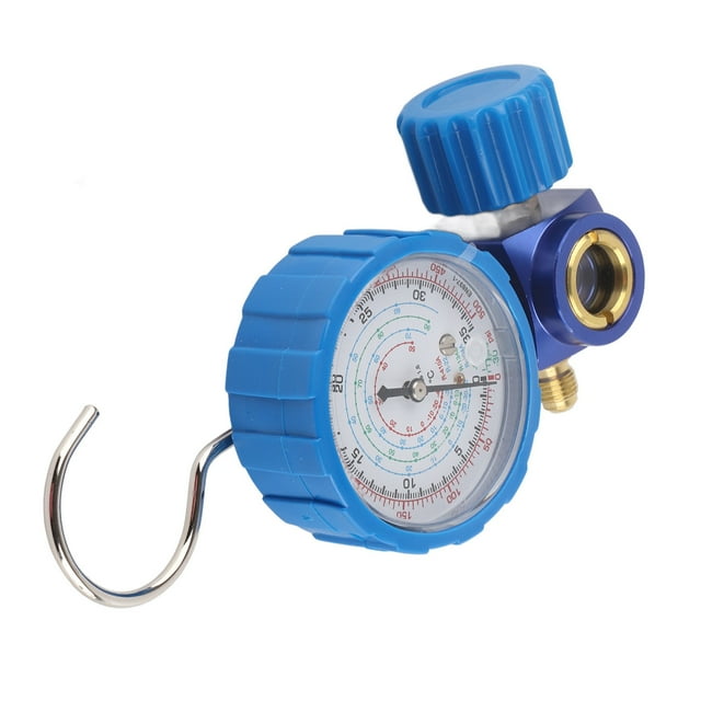 Ensemble de Manomètres de Haute Précision avec Miroir Visuel - 500PSI/35KGF/CM2 pour Réfrigérants R12/R22/R134A/R410A
