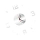 thumbnail image 1 of Reloj de pared grande 3D DIY con números, sin marco, espejo, adhesivo para pared Argén, 1 of 7
