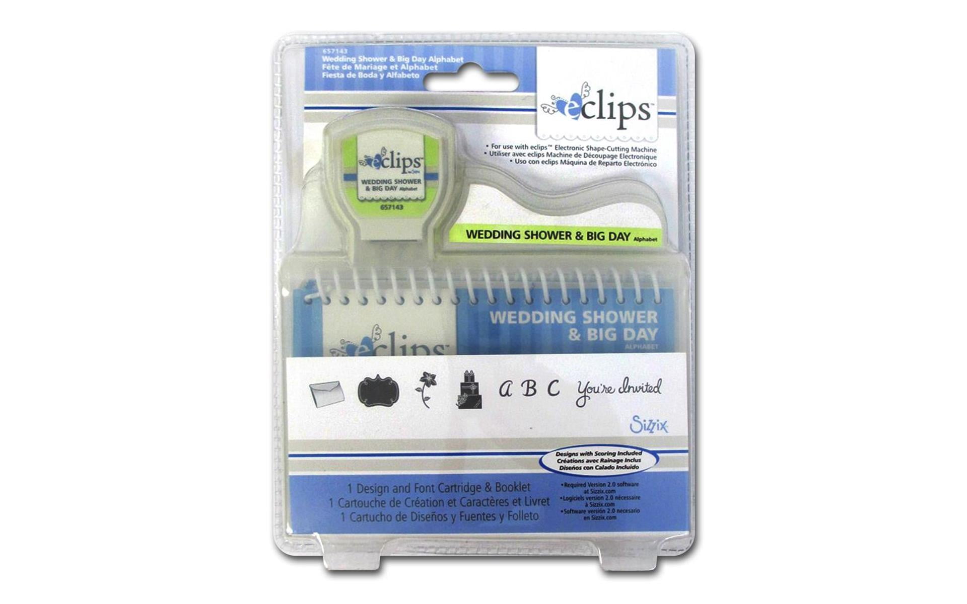 Sizzix Eclips Cartridge Alpha Wedding Shower