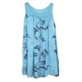 thumbnail image 1 of Robes Courtes Décontractées Bohèmes Amples Sans Manches à Fleurs pour Femmes Grande Taille, 1 of 2