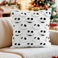 thumbnail image 2 of Christmas Pillow Covers, Spooky Holiday Throw Pillow Cases, Soft Plush Couch Cushion Covers for Sofa Chair, Living Room Bedroom Home Decor, 2 of 7