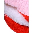 thumbnail image 4 of Simplicity Baby Kids Winter Knitted Hat Pom Beanie with Plush lining Cap Pink, 4 of 4