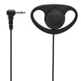 thumbnail image 2 of Earpiece Headset, Listen Only Earpiece 3.5mm Unthreaded Plug Coiled Cord Clear Sound Comfortable Use D Shell  For, 2 of 8