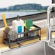 thumbnail image 1 of 1pc Stainless Steel Sink Sponge Holder With Drainage, Sink Caddy For Scrubber Sponge Brushes Dishcloth, Kitchen Countertop Organizer, 1 of 4