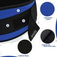 thumbnail image 4 of RDX Weight Lifting Belt, 6 Inch Curved Padded Back Lumbar Support, Functional Fitness Strength Training, Core Exercise Workout Bodybuilding Powerlifting Deadlifts Squats, Home Gym Equipment, 4 of 8