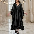 thumbnail image 2 of Taqqpue Kaftan Dresses for Women Solid Color Plus Size Bathing Suit Cover up Caftan Maxi Beach Dresses, 2 of 8