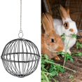 thumbnail image 3 of Rabbit Feeder Ball - 5.1inch Stainless Steel Hanging Feed Dispenser for Bunny Hamster Guinea Pig Rat Chinchilla, 3 of 8