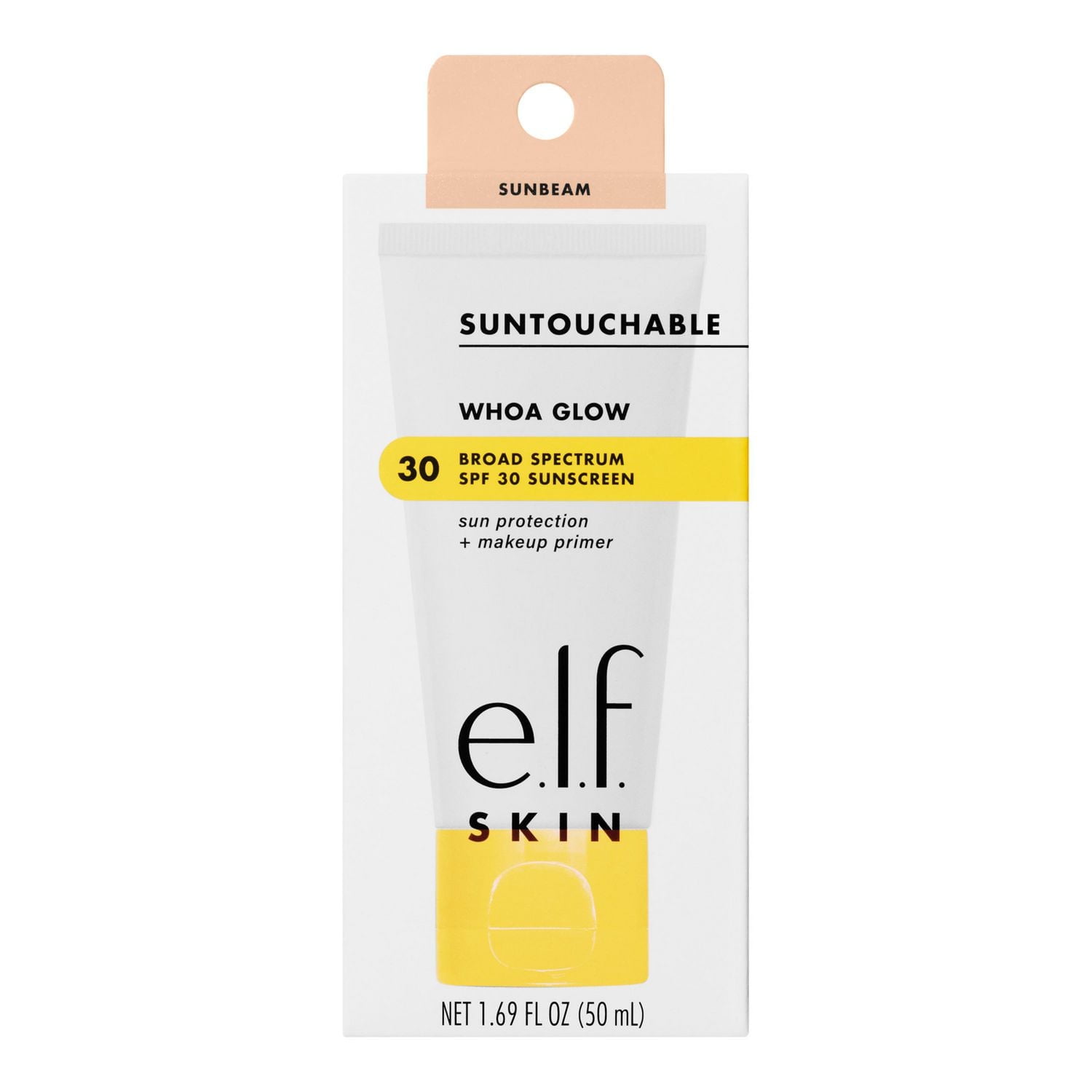 e.l.f. Skin Eclat Waouh Ecran Solaire FPS 30. Hybride léger de crème solaire et de base pour le visage