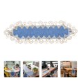 thumbnail image 5 of Waterproof Lace Table Runner Tablecloth for Decor Blue Material, 5 of 5