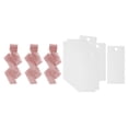 thumbnail image 4 of Rongfmy 50Pcs Table Name Cards Blank Elegant for Business Banquets Hanging Gift Tags pink, 4 of 9