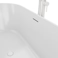 thumbnail image 3 of Dreamline BT13X2967C00 Charisma 67" Free Standing Acrylic Soaking Tub - White, 3 of 7