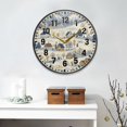 thumbnail image 2 of Yayeee Wall Clock Battery Operated 9.5" Silent Non-Ticking for Living Room, Snowy Mountains, 2 of 8