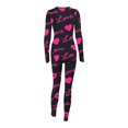 thumbnail image 6 of Lindreshi Sweatpants Women Clearance Women Print Long Sleeve Button Flap Nightwear Jumpsuit Bodysuit Playsuit Romper, 6 of 7