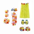 thumbnail image 3 of Traje De Falda Hawaiana Conjunto De Disfraces Luau National Dress Cosplay 60cm Amarillo Sunnimix falda hawaiana, 3 of 8