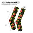 thumbnail image 2 of Lsque Cartoon Snail Pattern Sport Compression Socks for Men & Women 15-20 mmHg Knee High Nurse Pregnant Running Medical and Travel Athletic, 2 of 6