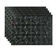 thumbnail image 1 of FASÄDE Traditional Style/Pattern 1 Decorative Vinyl 18in x 24in Backsplash Panel in Brushed Onyx (5 Pack), 1 of 5