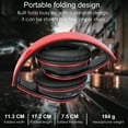 thumbnail image 3 of Bluetooth Headphones Noise Cancelling 3.5mm Wireless Bluetooth Headphones Folding ​Stereo Earphones,with 7 Colors LED Breathing Light, 3 of 13
