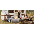thumbnail image 5 of LiviNest Cyberpit One Pro 25 inch Smokeless Fire Pit, Pull-Out Ash Pan, Portable Outdoor Firepit with Carry Handle, Stainless Steel for Backyard Patio Camping, 5 of 6