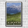 thumbnail image 2 of Yoho National Park Vintage Travel Poster / Postcard WPA Style Art Print Canada, 2 of 3