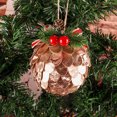 thumbnail image 4 of Bewildely 6 piezas bolas de Navidad Navidad chimenea pared techo colgante Año Nuevo atmósferas decoración colgante interior relleno Kits de decoración para fiestas Tipo 2 Bewildely HA070115-02, 4 of 6
