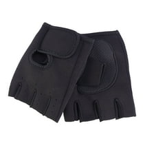 FOLOYORI 1 Pair Gym Gloves in Black for Strength Training and Weightlifting