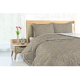 thumbnail image 3 of Ambesonne Abstract Down Alternative Quilt Comforter, Tangle Vintage Monochrome, Full, Dark Grey Earth Yellow, 3 of 5
