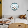thumbnail image 4 of I Do What I Want,Never Stop Dreaming,Antelope Round Vintage Tin Sign Animal Wall Art Inspirational Quote Sign for Bedroom Bathroom Metal Sign 12x12 Inches, 4 of 6