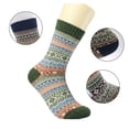 thumbnail image 1 of Calcetines suaves casuales de punto, 5 pares de calcetines de lana Calcetines de lana Calcetines cálidos gruesos y acogedores Diseño exquisito, 1 of 8