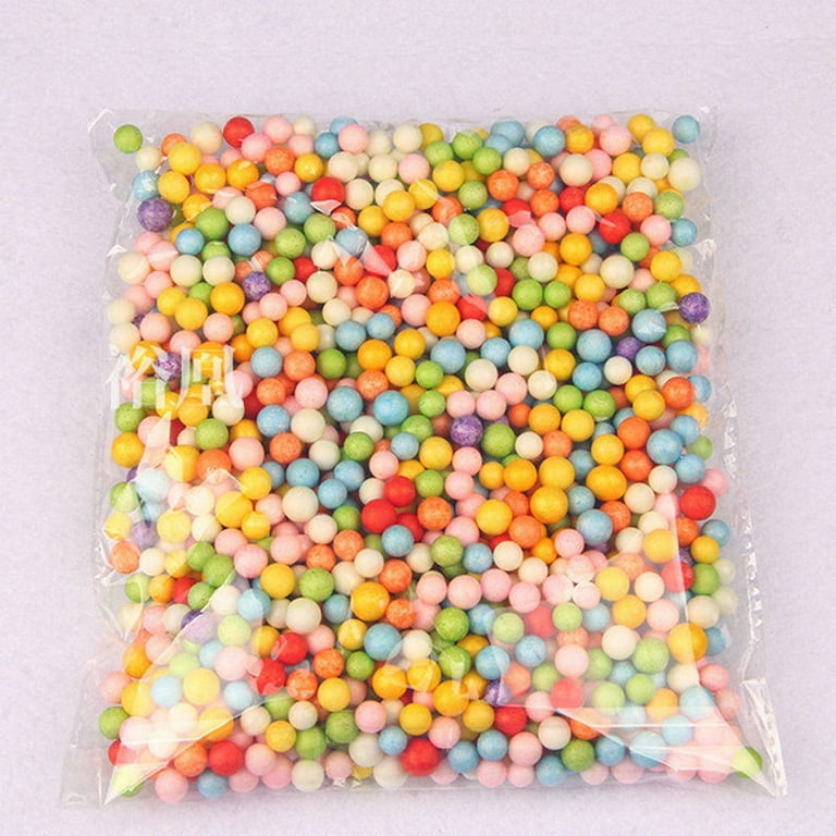 7-9mm Multi Color Foam Balls Mini Beads Styrofoam Filler Bubble Ball DIY  Wedding Christms Jewelley Handmade Accessories