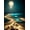 Moonlight Beach, variant on Moonlight Beach Diamond Art Kits for Adults Beginners, DIY Full Drill 5D Seaside Moon Diamond Art Kits for Home Wall Decor 12 x 16 Inch