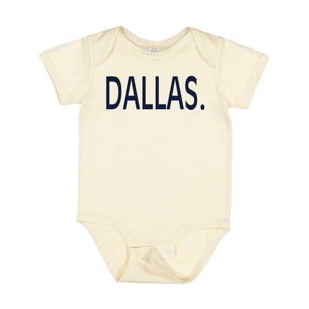 

Inktastic Dallas in Blue Text Gift Baby Boy or Baby Girl Bodysuit