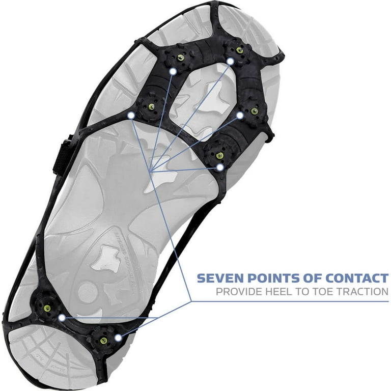 YakTrax Winter Walking Spikes Traction Device - Snow Grips, Ice