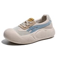 thumbnail image 3 of Mujeres zapatillas para caminar plataforma zapatillas de moda zapatos de tenis transpirables zapatos casuales para interiores al aire libre, 3 of 6