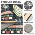 thumbnail image 6 of Washable Area Rug 5'x7', Non Slip Washable Rug for Living Room, Animal Butterfly Print Indoor Soft Carpet for Bedroom, Dining Room, 6 of 7