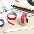 thumbnail image 3 of 10 Uds. Pulsera pulsera de cuero fina muñequera brazalete de cuero de colores pulsera Diy muñequeras, 3 of 7