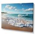 thumbnail image 2 of Designart "Coastal Waves Seaside Charm" Landscapes Wall Art Living Room, 2 of 5