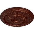 thumbnail image 3 of 28"OD x 2 3/4"P Stockport Ceiling Medallion (Fits Canopies up to 6 1/4"), Hand-Painted Antique Copper, 3 of 6