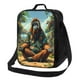 thumbnail image 1 of Disketp Forest Meditating Gorilla Bolsa Térmica Estampada para Almuerzo, Lonchera para Hombres y Mujeres Adultos, 1 of 7