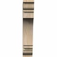 thumbnail image 4 of Ekena Millwork 4"W x 20"D x 20"H Imperial Craftsman Rough Sawn Bracket, Western Red Cedar, 4 of 4