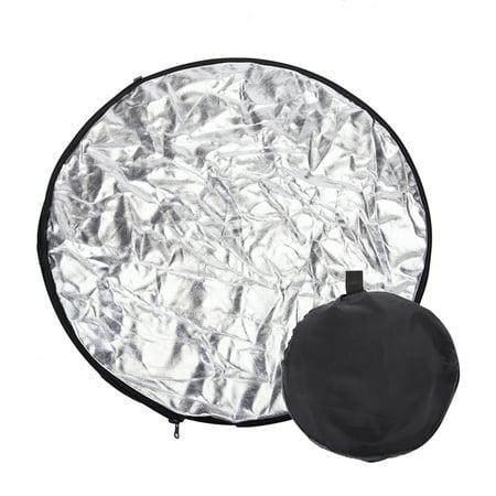 Image of SAYFUT 24-Inch 60cm Photo Video Studio Reflector Hand Held 5-in-1 Collapsible Lighting Reflector Disc Board Panel