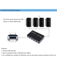 thumbnail image 2 of USB 2.0 4 puertos Sharing Switcher Selector Adapter Box Hub para escáner de PC Likrtyny Componentes de Computadoras, 2 of 3