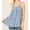 MEDIUM BLUE, variant on WOVEN WOOL DOBBY PLEATED SPAGHETTI CAMI AVAILABLE IN 3 COLORS