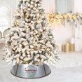thumbnail image 3 of Patiojoy Galvanized Christmas Tree Ring Metal Tree Collar w/ 30 Inch Diameter Base Silver, 3 of 10