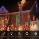thumbnail image 2 of 400 luces de cortina LED 10M luces de cadena con control remoto IP44 a prueba de agua 8 modos de iluminación luces de hadas para la decoración de la ventana del patio del banquete de boda de Navidad esquí esquí Gafas de esquí, 2 of 5