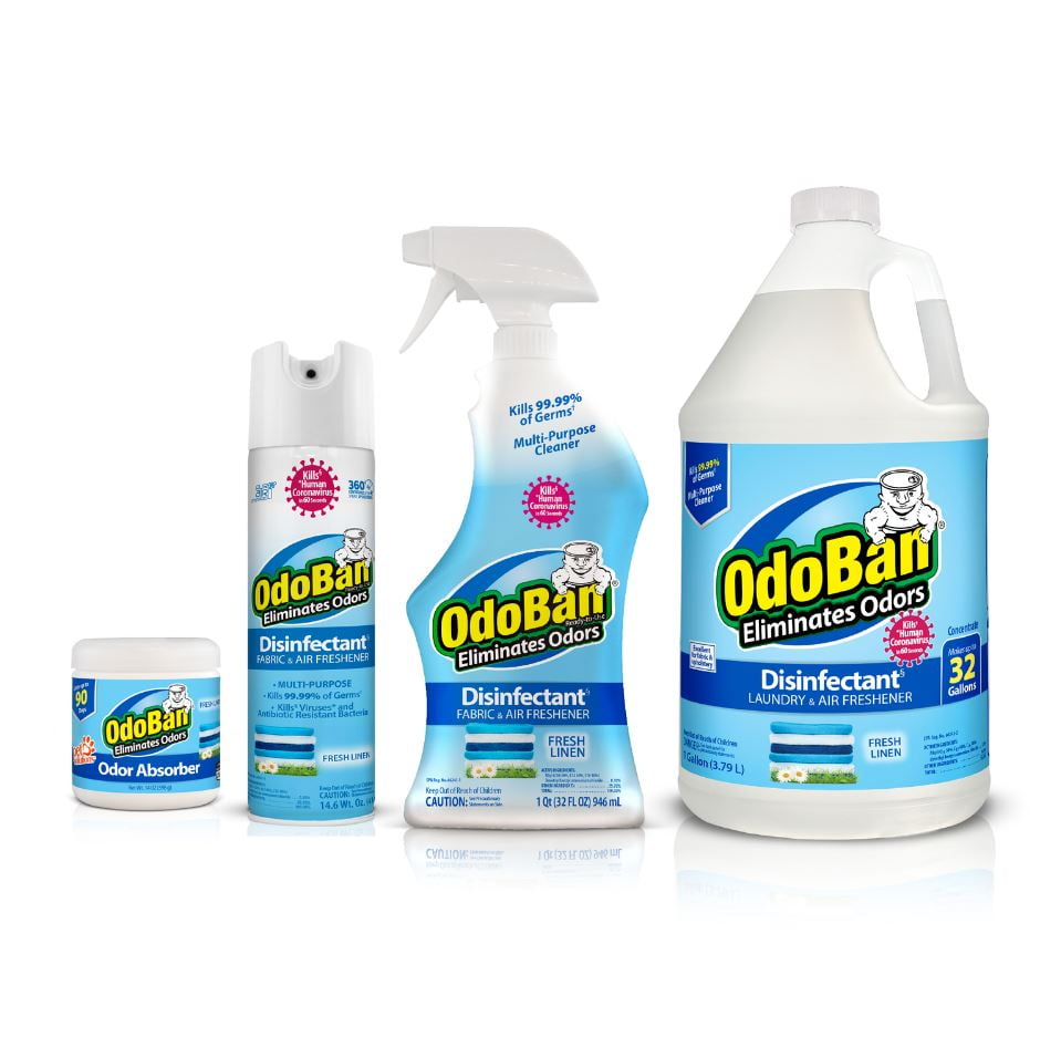 OdoBan Disinfectant and Aroma Eliminator Fabric/Air Freshener Pack