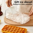 thumbnail image 4 of Nongting Tray Double Ice Freezer Container With Lid And Silicone Tray For Chilled Drink And Smoothie (Double Layer), 4 of 5