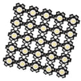 thumbnail image 3 of Perla de Luz COB, 25 Piezas 3W 3,2-3,4V Bombilla de Foco LED de Fuente de Luz de Chip Integrado de Alto Brillo (3000-3200K Calentar), 3 of 14