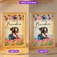 thumbnail image 2 of Freedom Boxer on Independence Day 4th of July Acrylic Plaque with Wood Photo Frame Box Boxers Dog Lover Gifts Idea Light Box - 01005, 2 of 5
